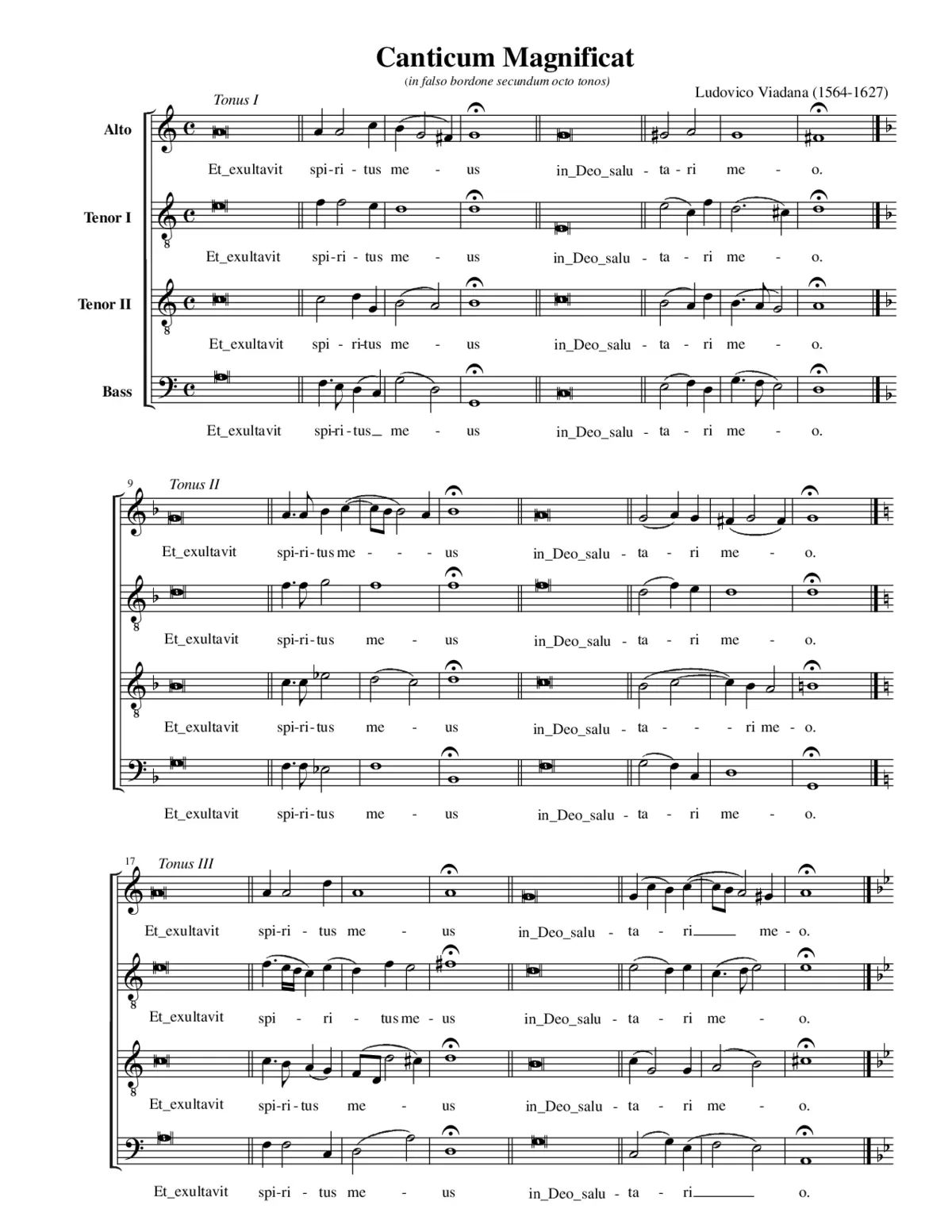 Canticum Magnificat - Page 1