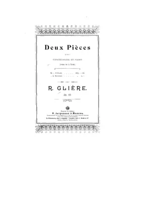 Deux pièces pour contrebasse et piano