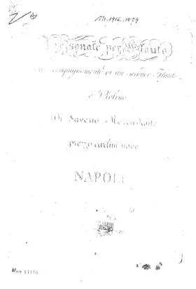 3 Sonatas for 2 Flutes