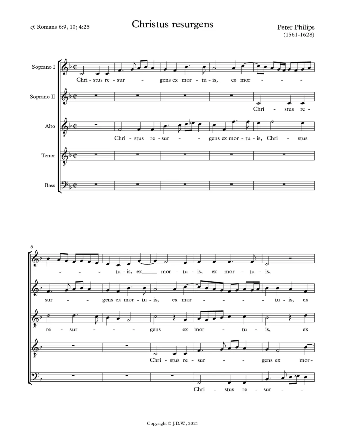 Christus resurgens - Page 1