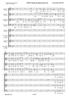 Qualis est dilectus tuus a 8