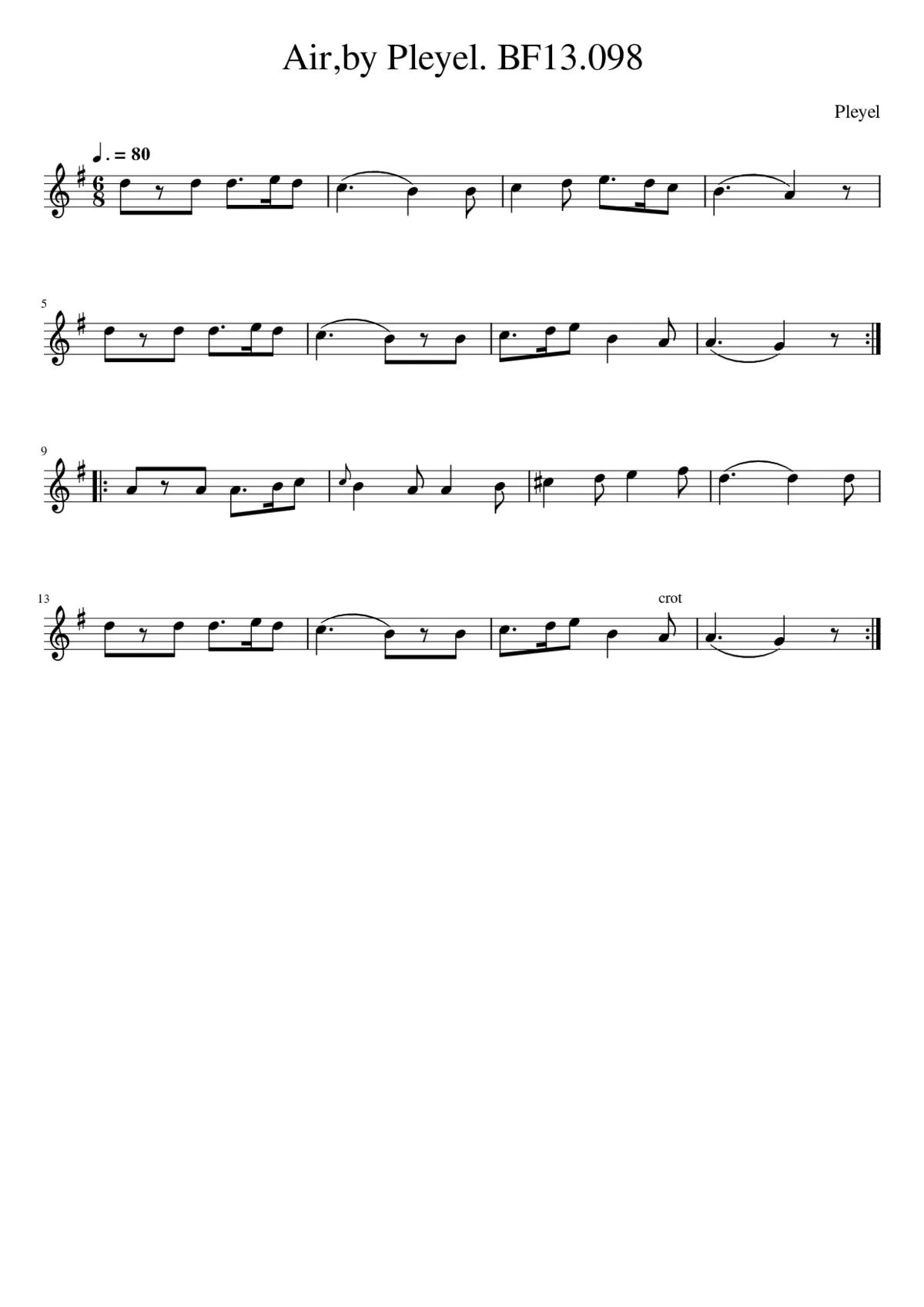 Airby Pleyel. BF13.098 - Page 1