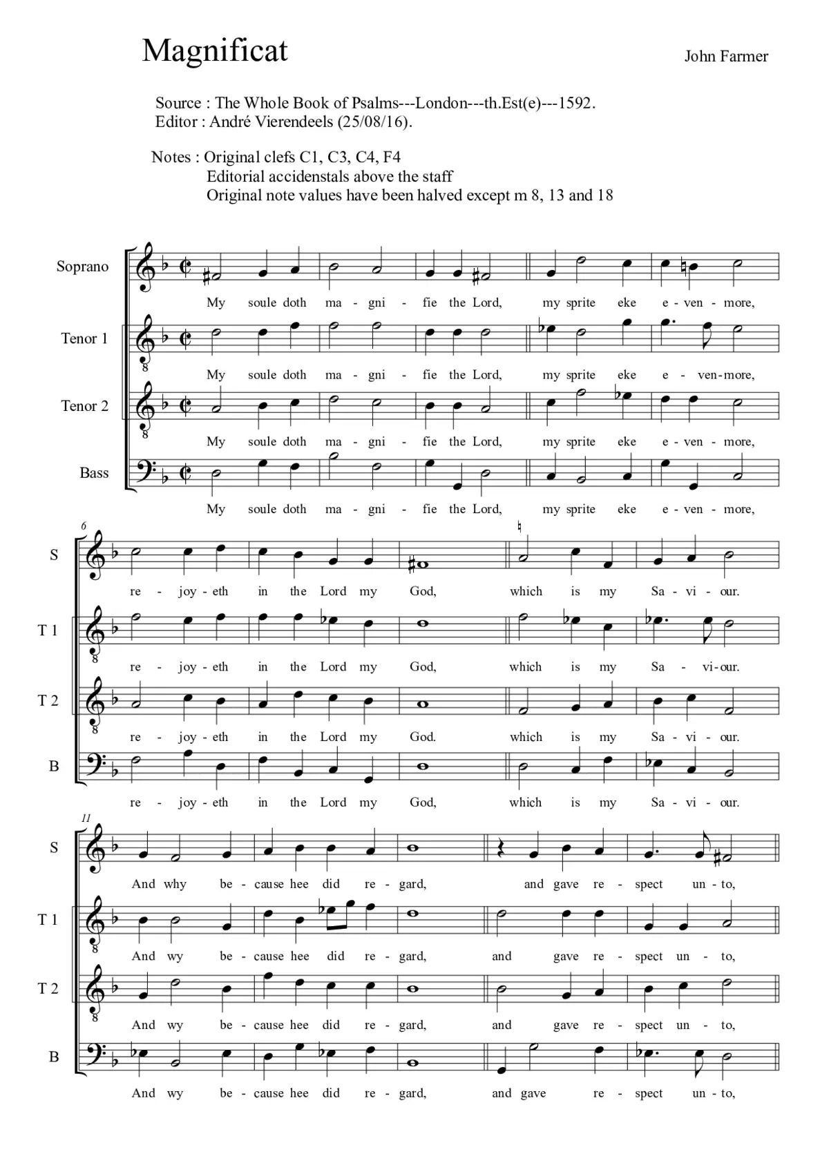 Magnificat - Page 1