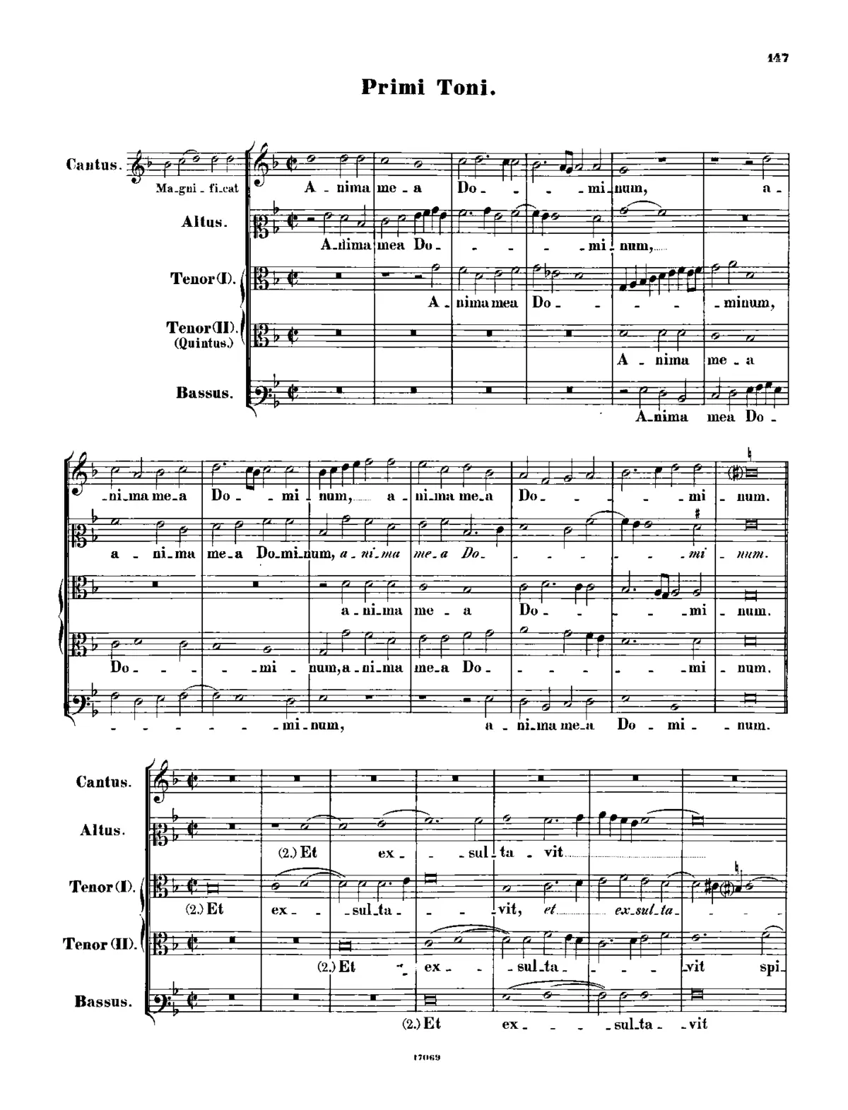 Magnificat primi toni - Page 1