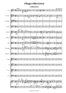 Offertorien für Pfingsten