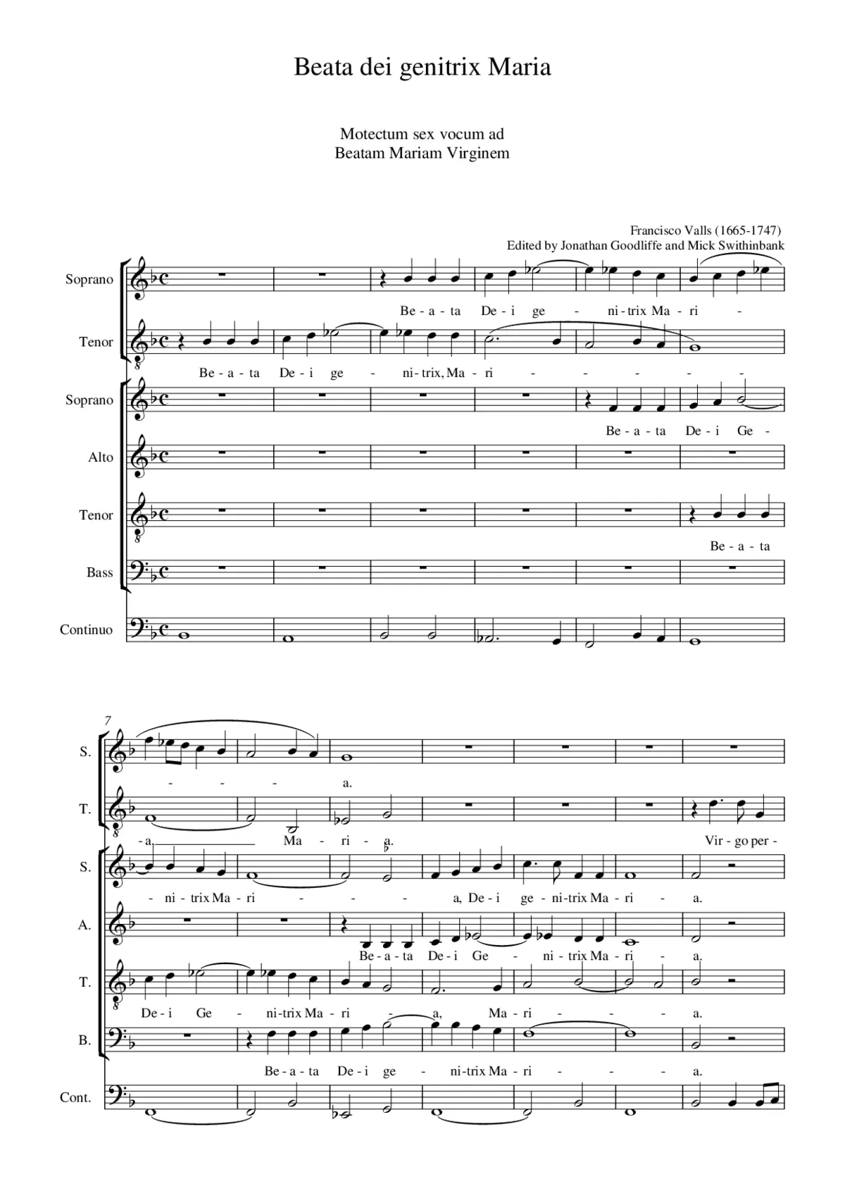Beata Dei genitrix Maria - Page 1