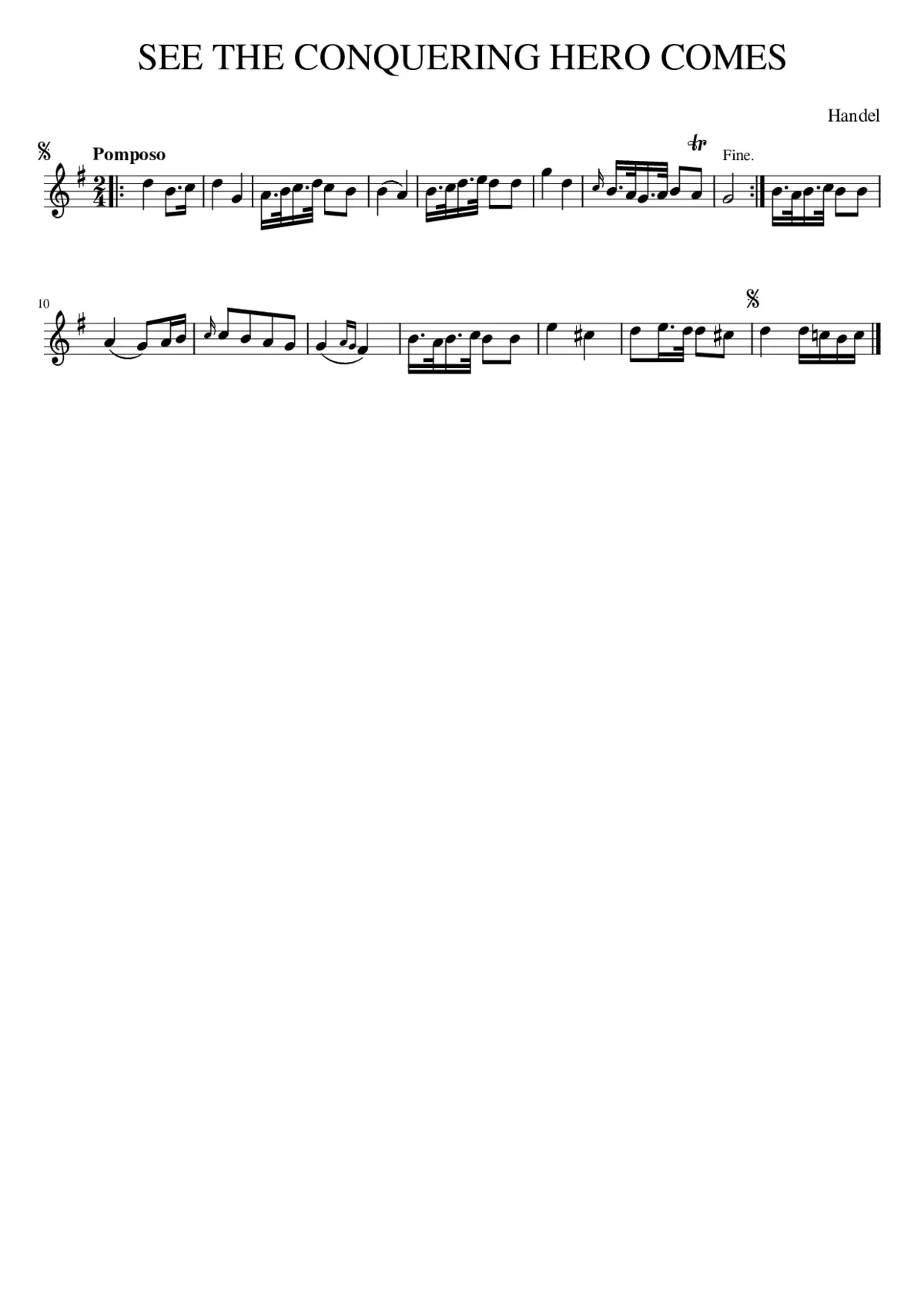 Judas Maccabaeus HWV 63 - Page 1