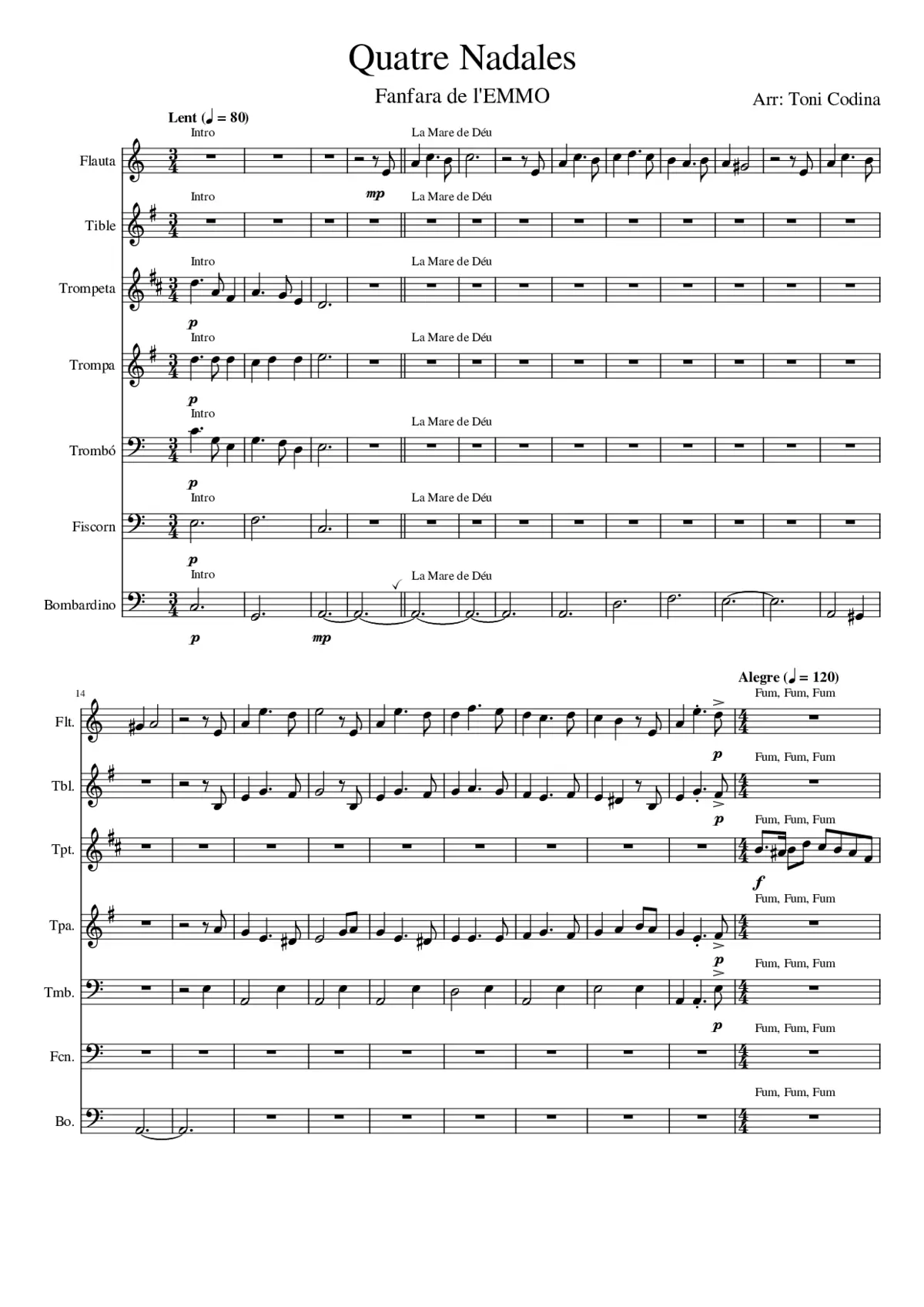 Quatre Nadales - Page 1