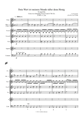 Dein Wort ist meinem Munde süßer denn Honig