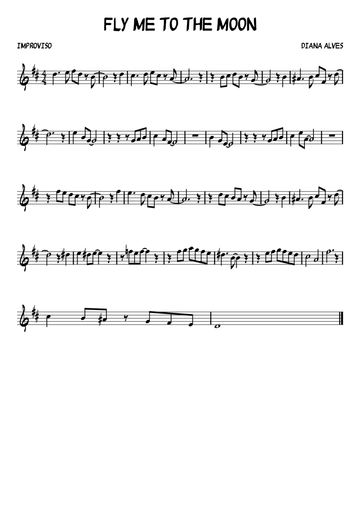 FLY ME TO THE MOON IMPROVISO - Page 1