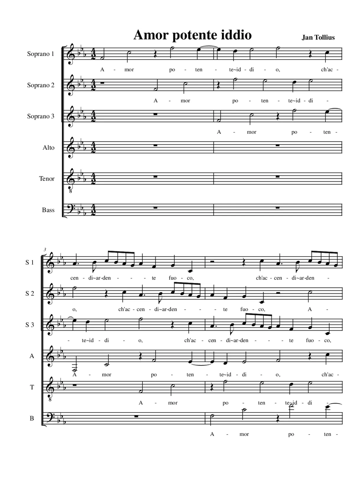 Amor potente iddio - Page 1