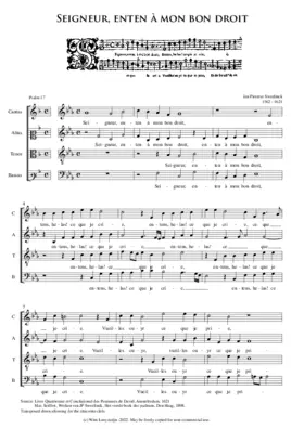 Pseaume 17 - Seigneur entend à mon bon droit