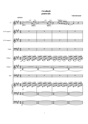 Pastoralarie für Bass