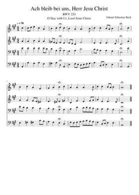 Ach bleib bei uns Herr Jesu Christ