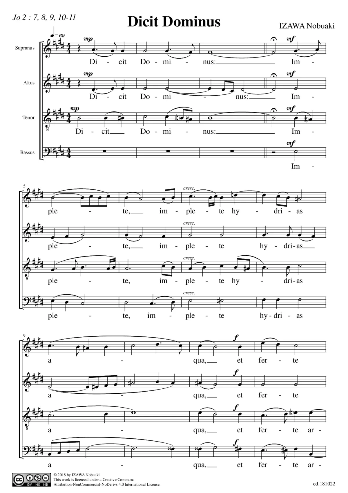 Dicit Dominus - Page 1