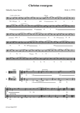 Christus resurgens (Ritson MS)