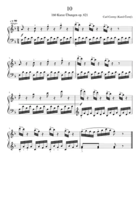 160 Kurze Übungen Op.821