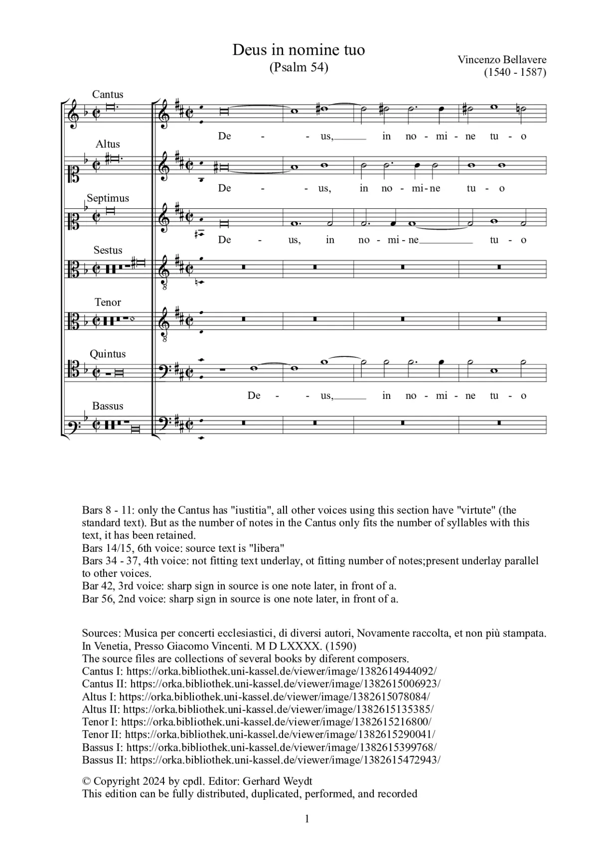 Deus in nomine tuo - Page 1