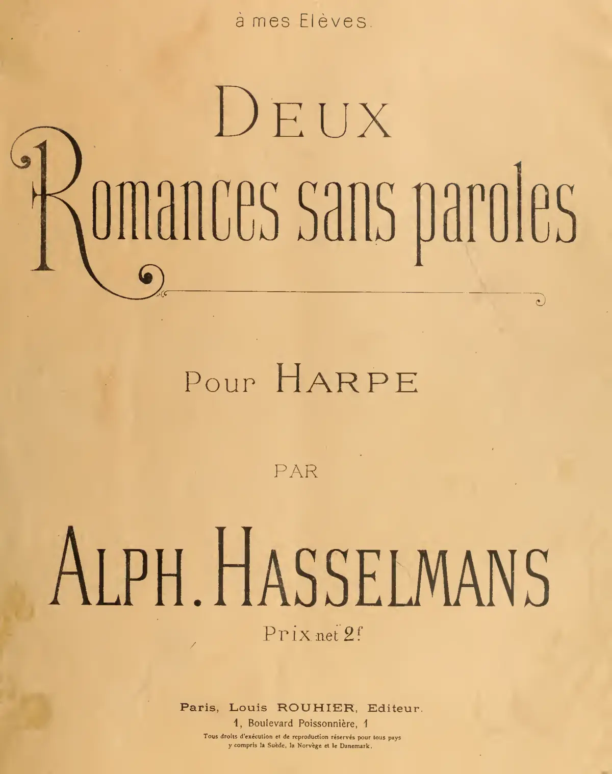 Deux romances sans paroles - Page 1