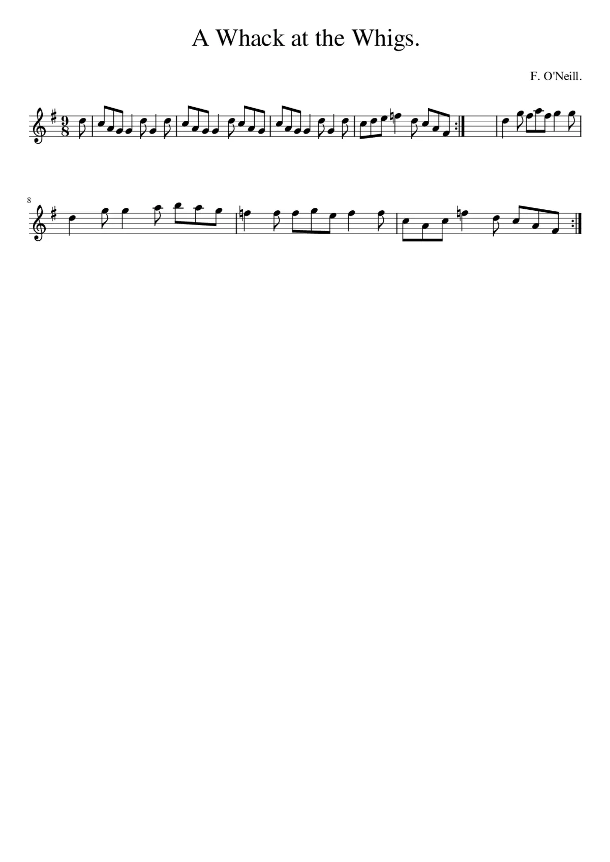 A Whack At The Whigs - Page 1