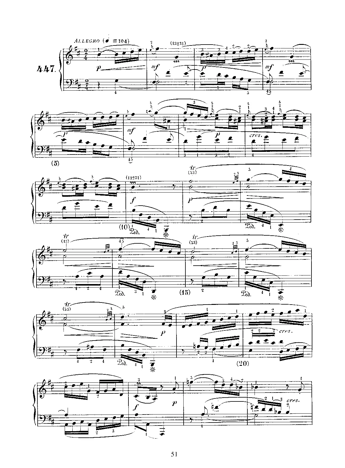 Keyboard Sonata in B minor - Page 1