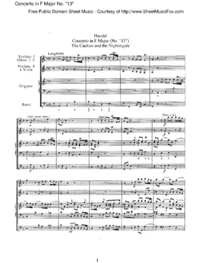 Organ Concerto in F major