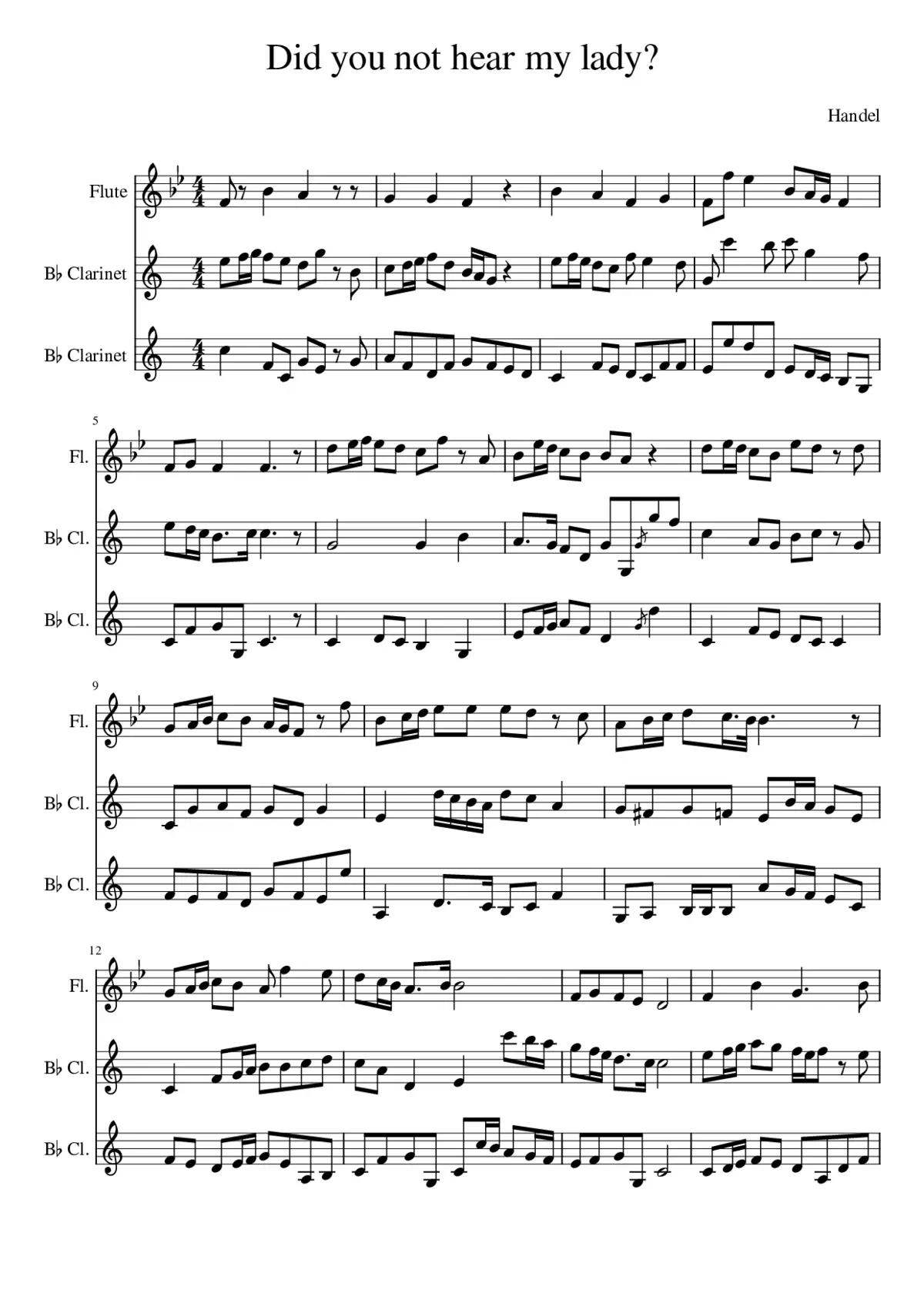 Did you not hear my lady? (Tolomeo) - Page 1