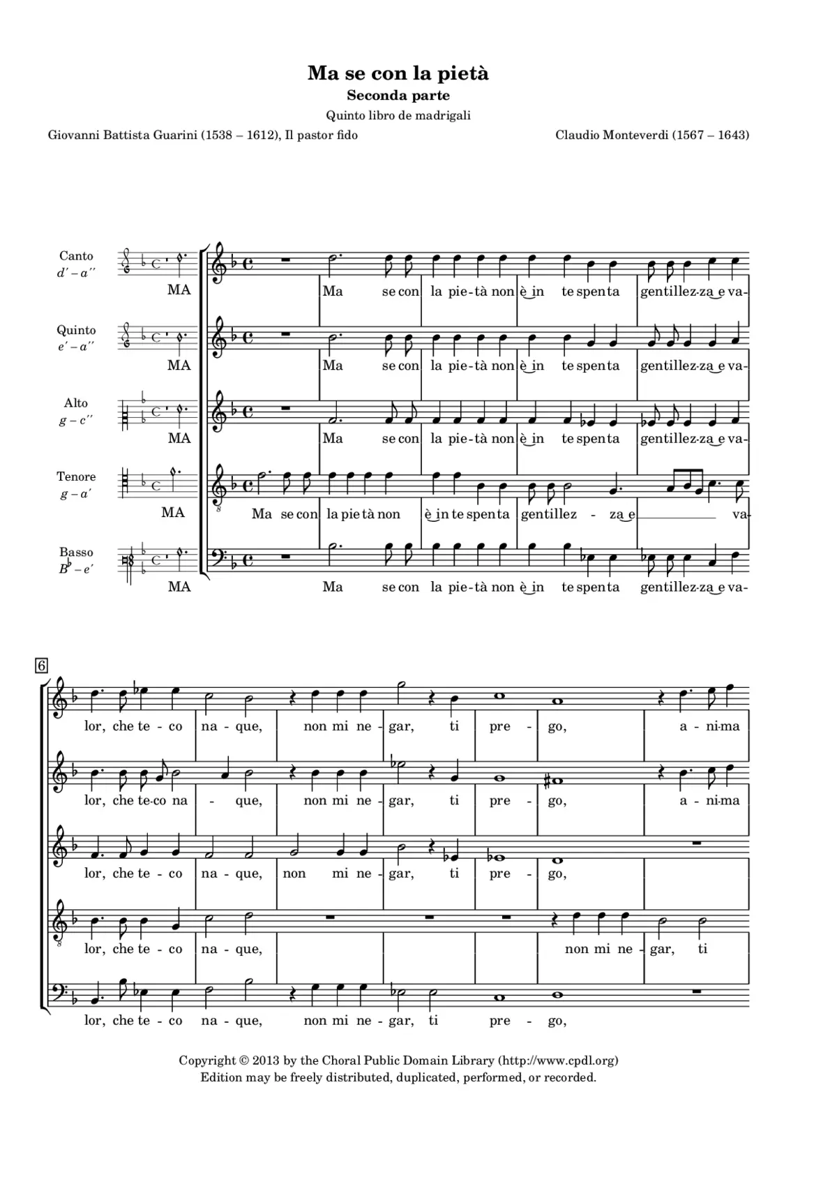 Ma se con la pietà - Page 1