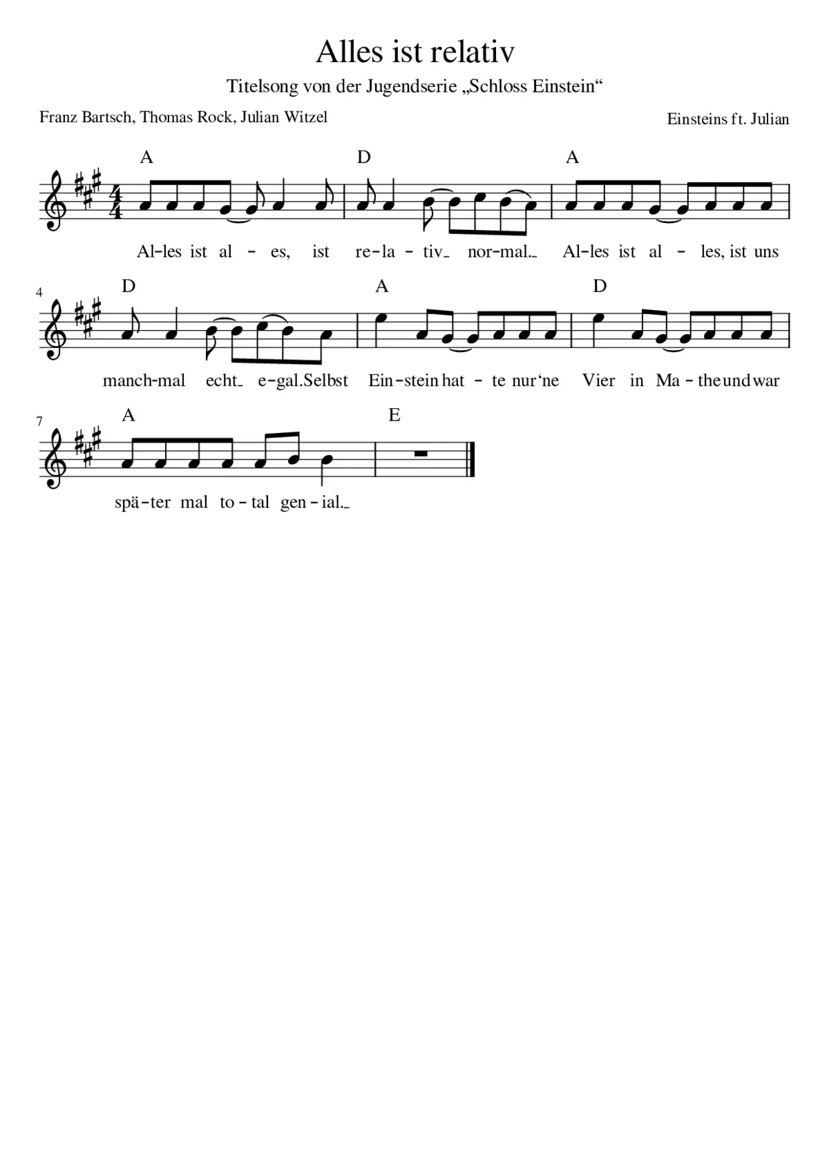 schloss einstein - alles ist relativ - Page 1