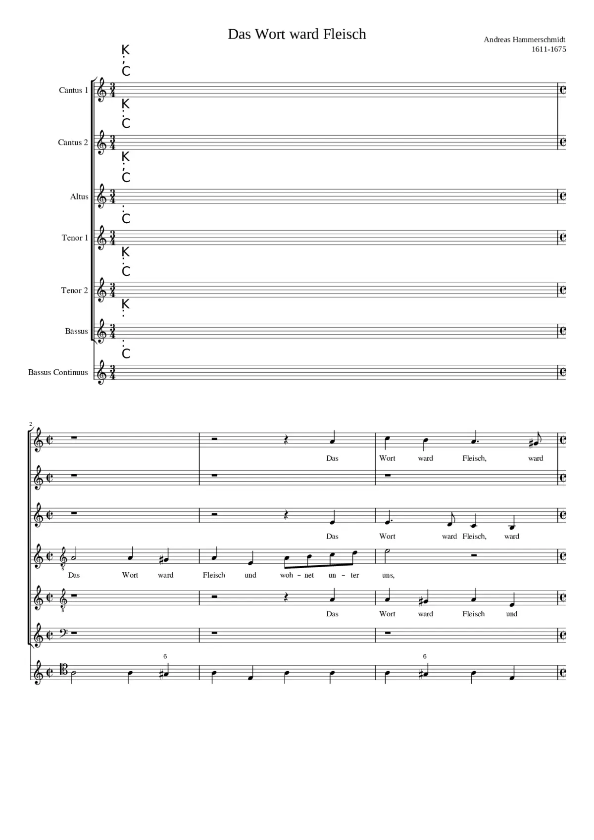 Das Wort ward Fleisch - Page 1