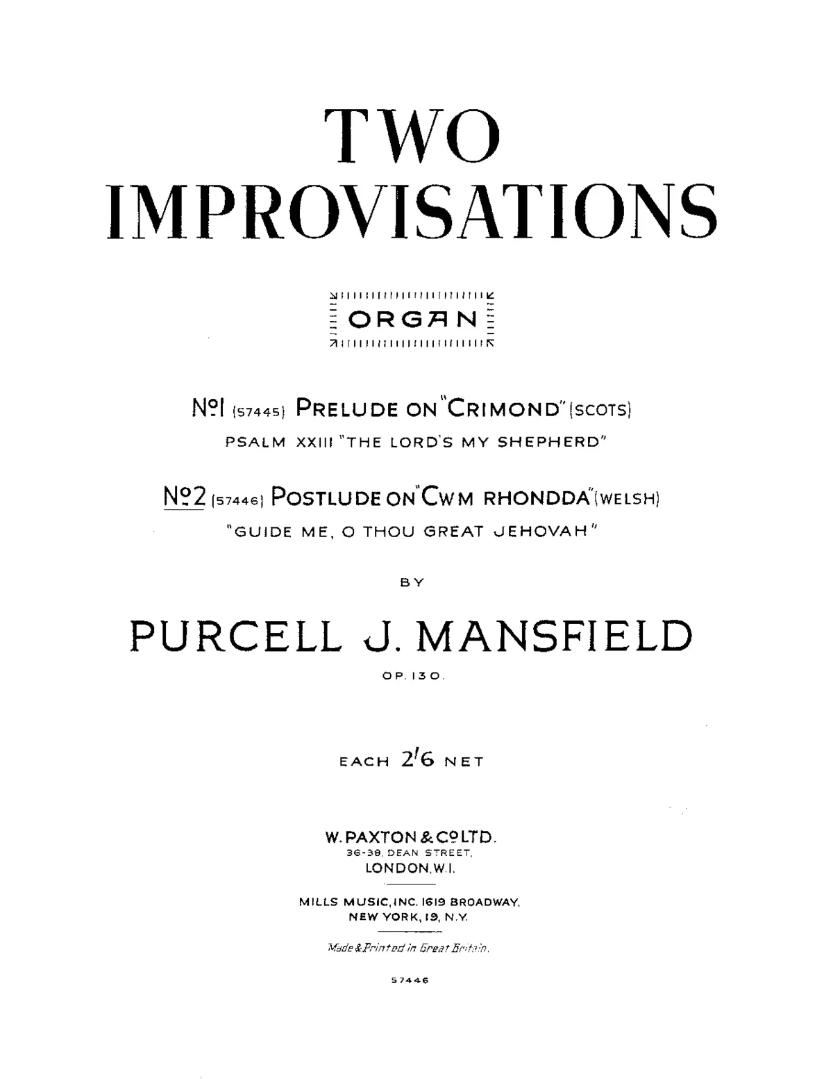 2 Improvisations - Page 1