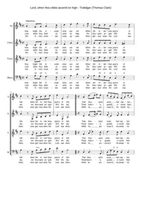 Lord when thou didst ascend on high