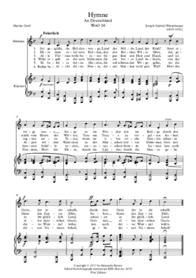 An Deutschland, WoO 38