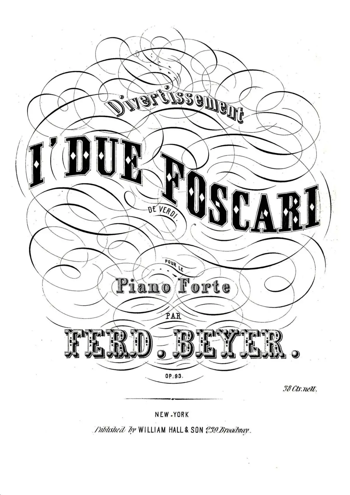 Trois divertissements sur 'I due Foscari' de Verdi - Page 1