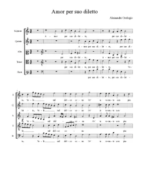 Amor per suo diletto