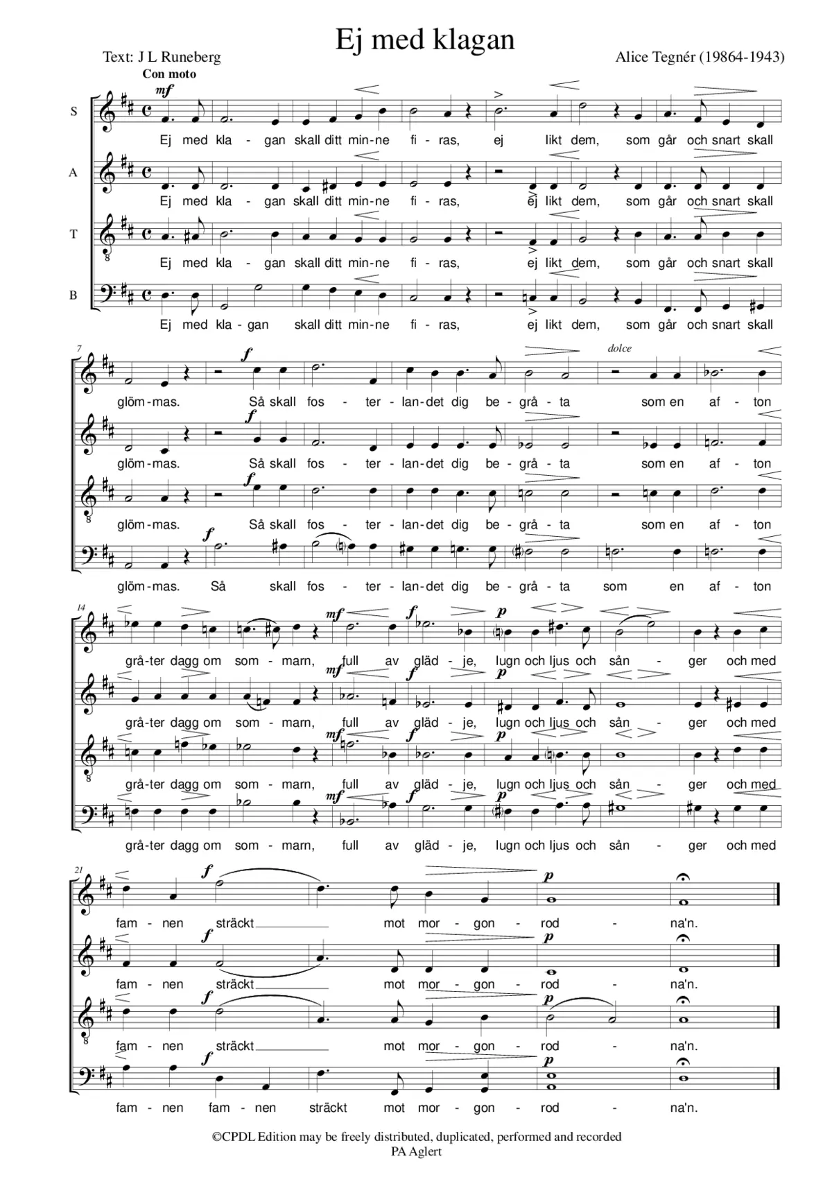 Ej med klagan - Page 1