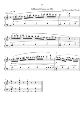 160 Kurze Übungen Op.821