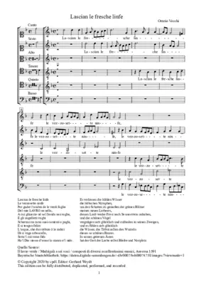 Lascian le fresche linfe