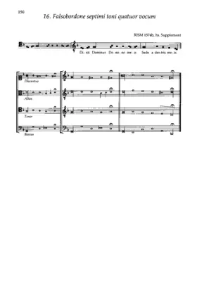 Falsobordone septimi toni quatuor vocum