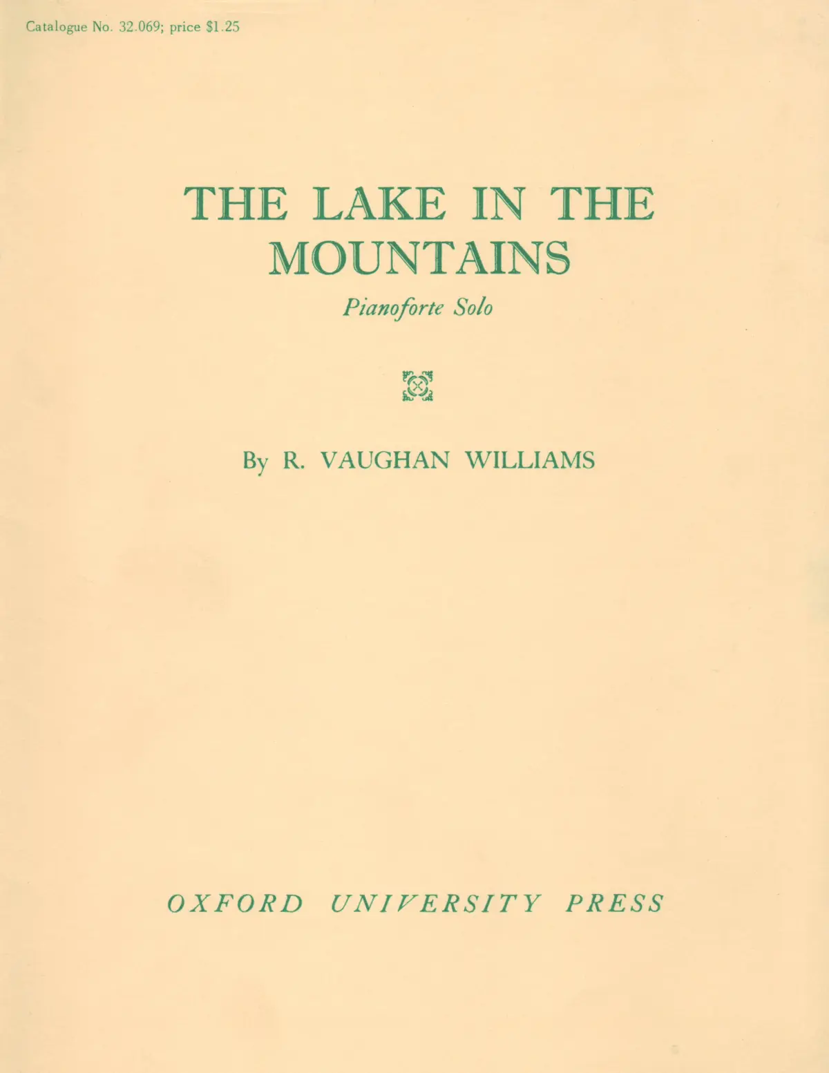 The Lake in the Mountains - Page 1