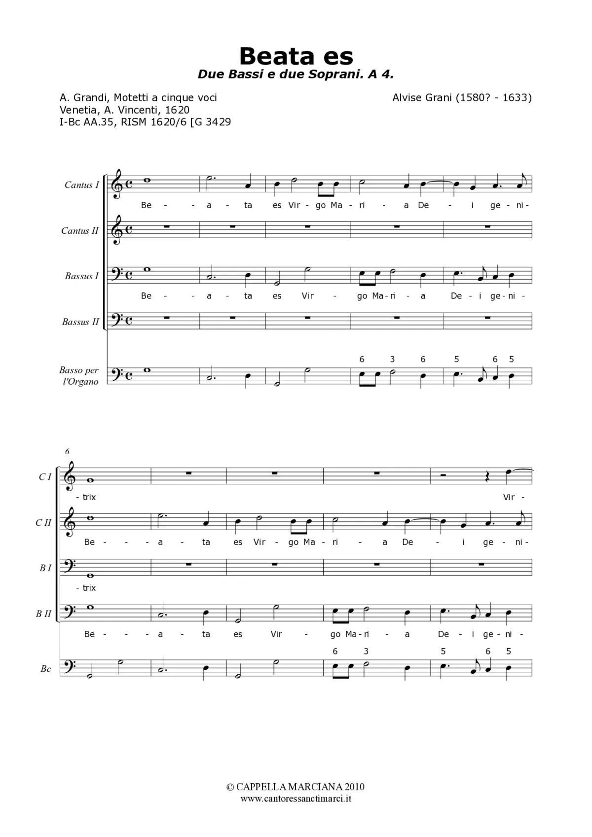 Beata es - Page 1