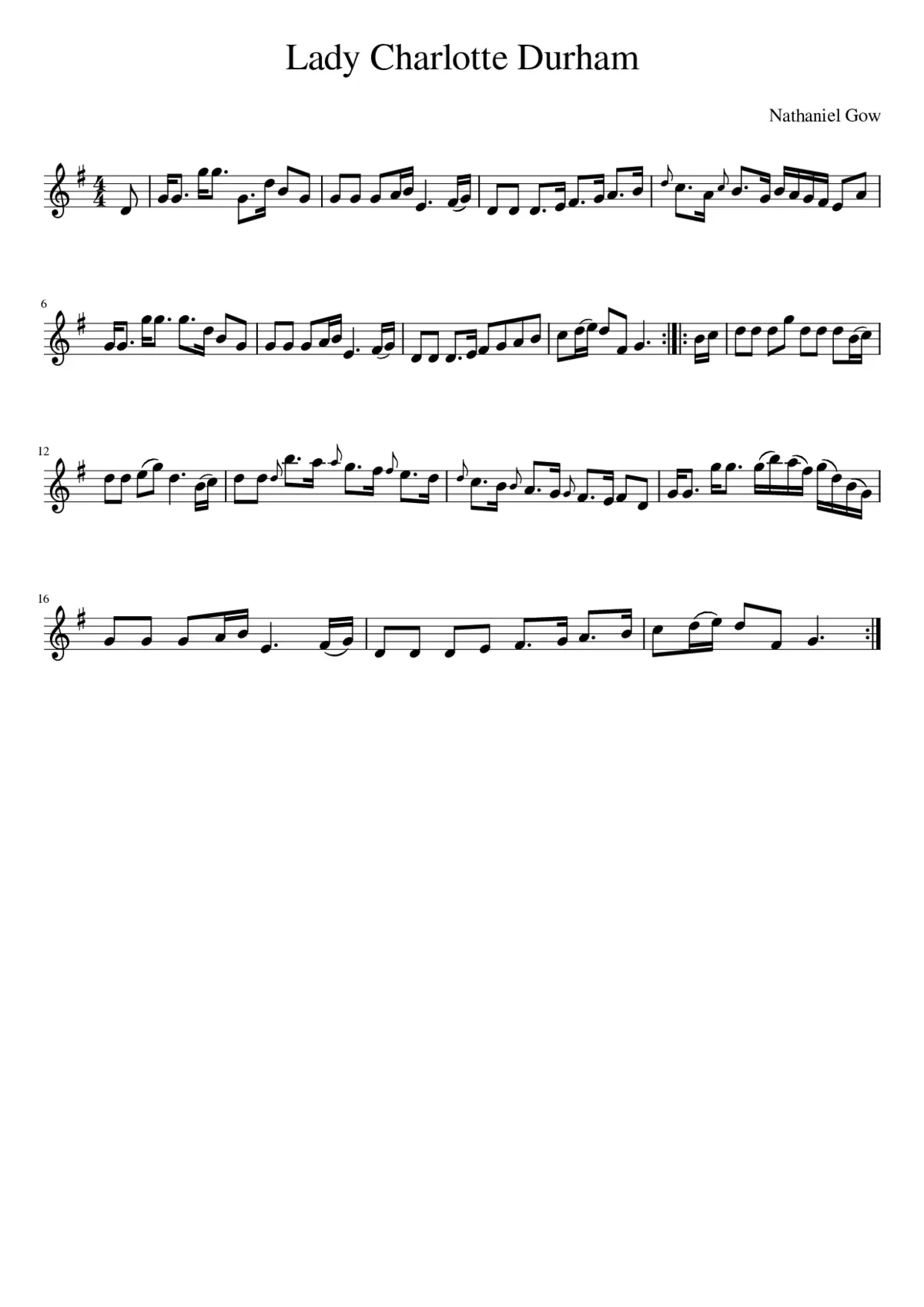 Lady Charlotte Durham - Page 1