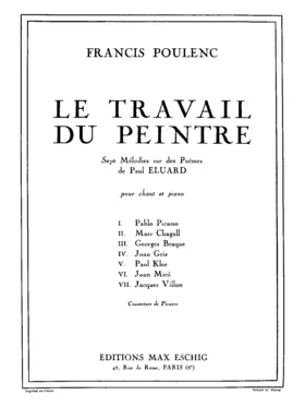 Le travail du peintre