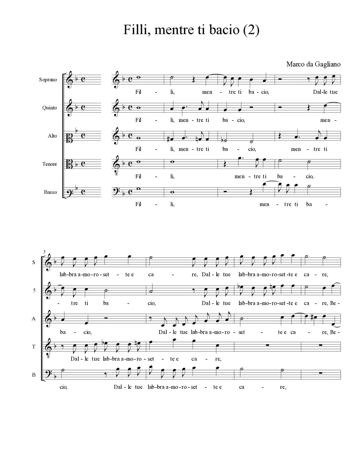 Filli, mentre ti bacio (2) - Page 1