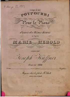 Potpourri for piano No.5