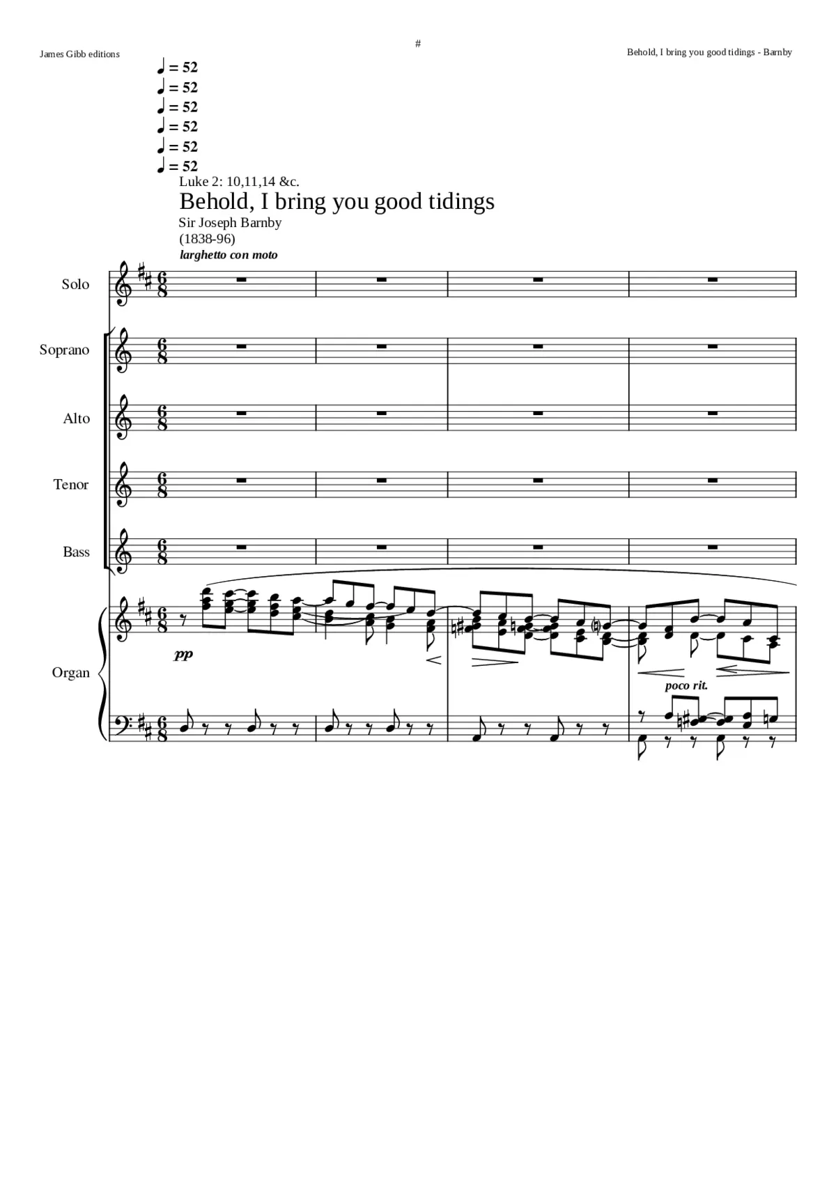 Behold I bring you good tidings - Page 1