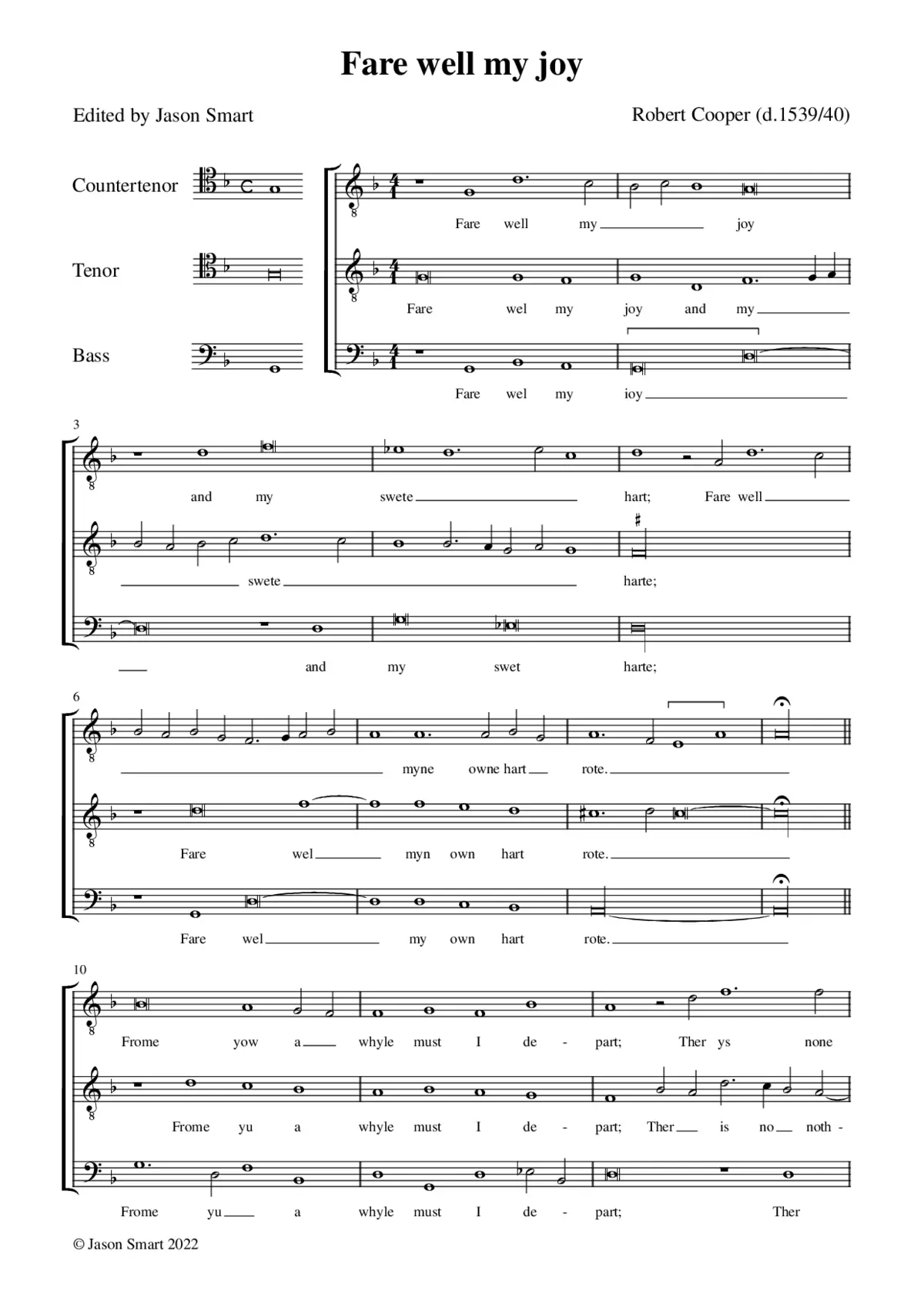 Fare well my joy - Page 1