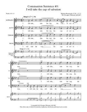 Communion Sentence No. 3 I will take the cup of salvation