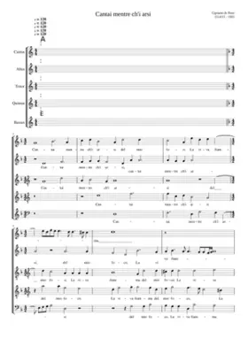 Cantai mentre ch'i arsi