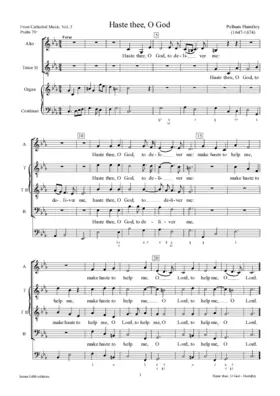 Haste thee, O God